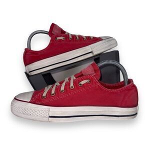 Converse Chuck Taylor All Star Ox Low Washed Tango Red 136715C Women's 7